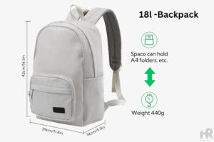 shows 18l backpack dimensions